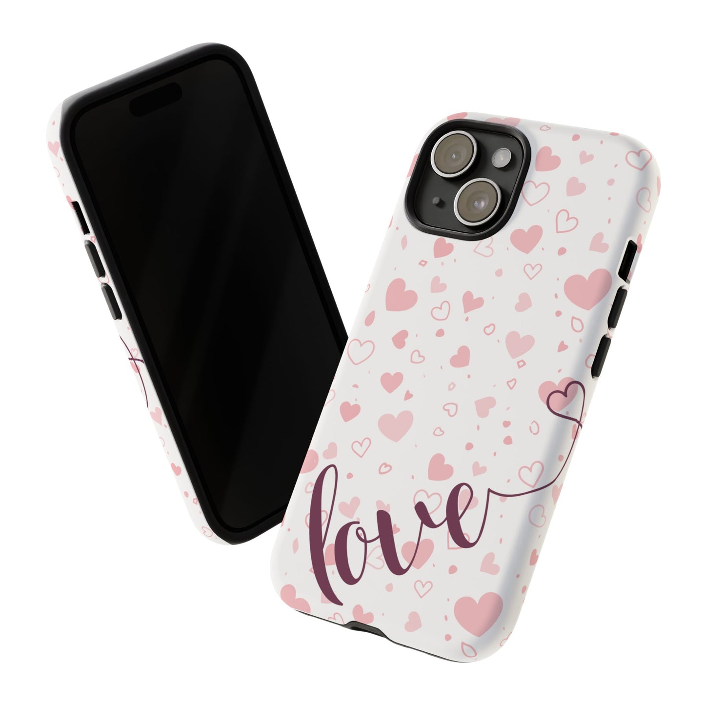 Phone Cases love light bg Tough Cases