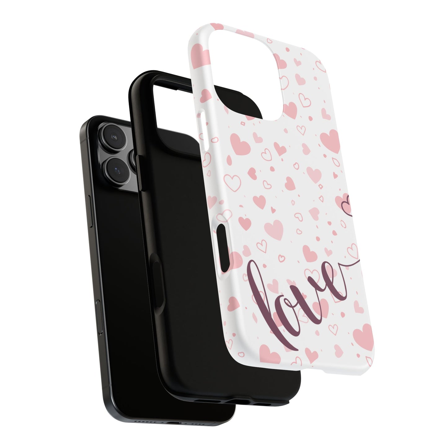 Phone Cases love light bg Tough Cases