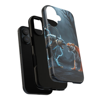 Phone Case - Lion vs Alien Tough Case