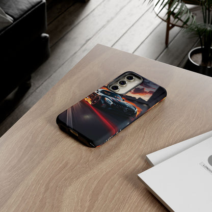 Phone Cases - Mercedes AMG in Urban Flames Design