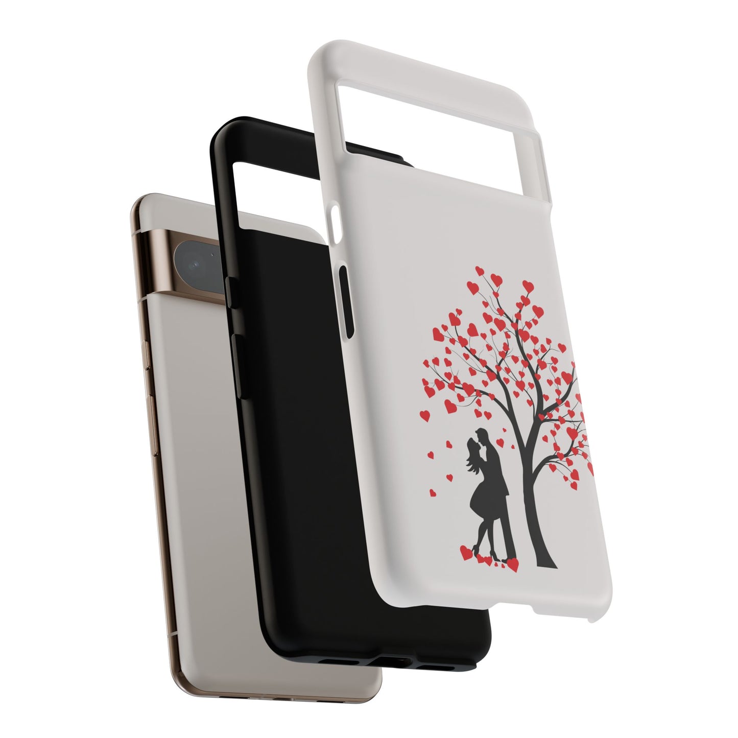 Phone Case - Lover Below in Heart Tree Design