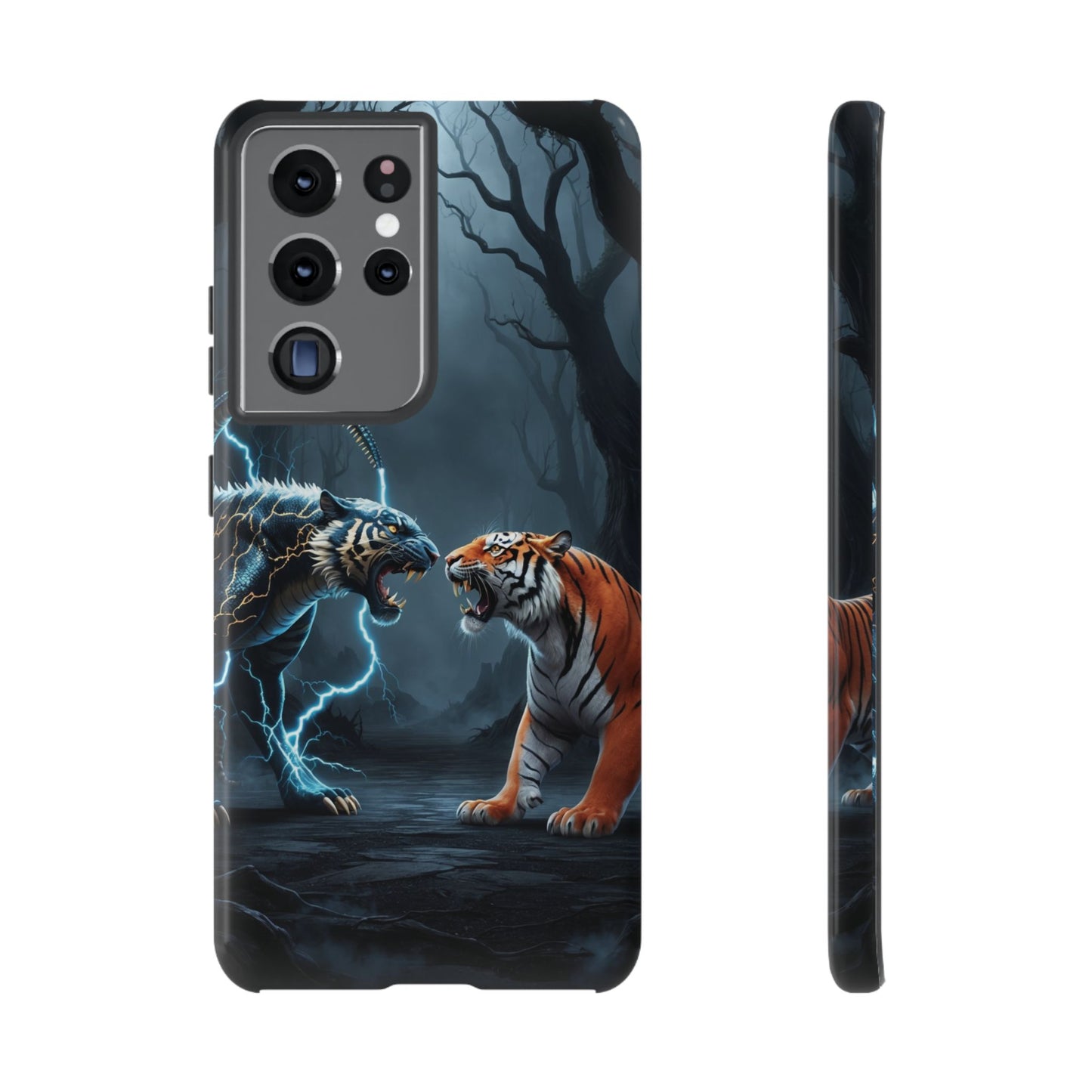 Phone Case - Lion vs Alien Tough Case