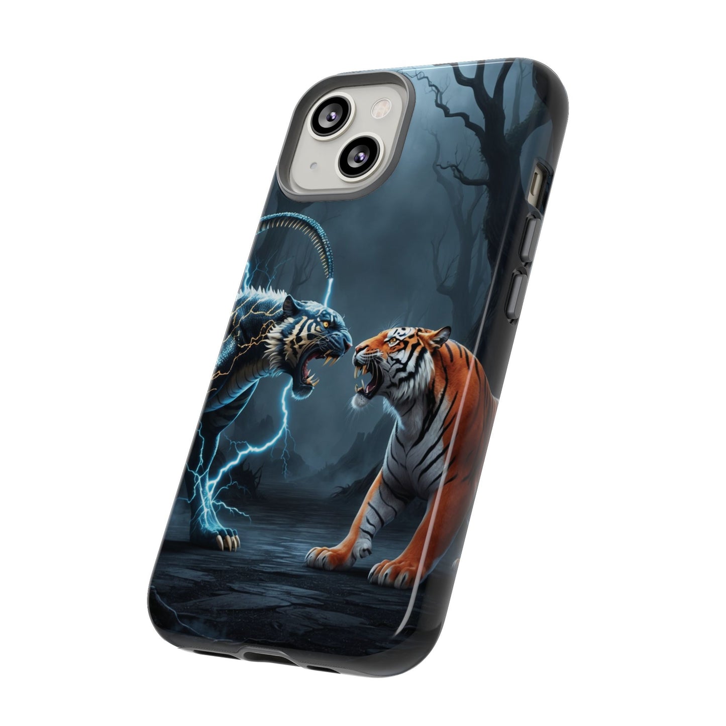 Phone Case - Lion vs Alien Tough Case