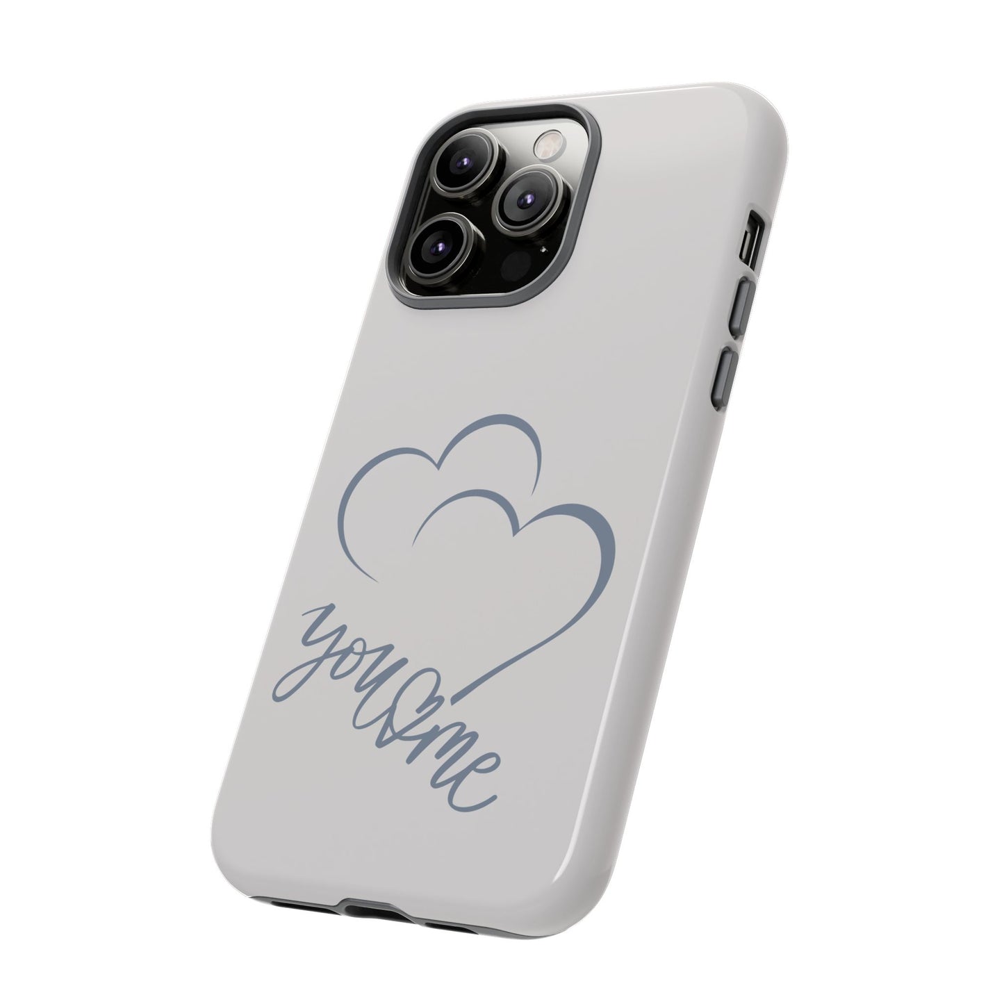 Phone Cases you and me 2 hearts Tough Cases