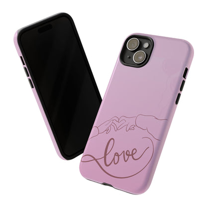 Phone Cases - Love Finger Heart Design