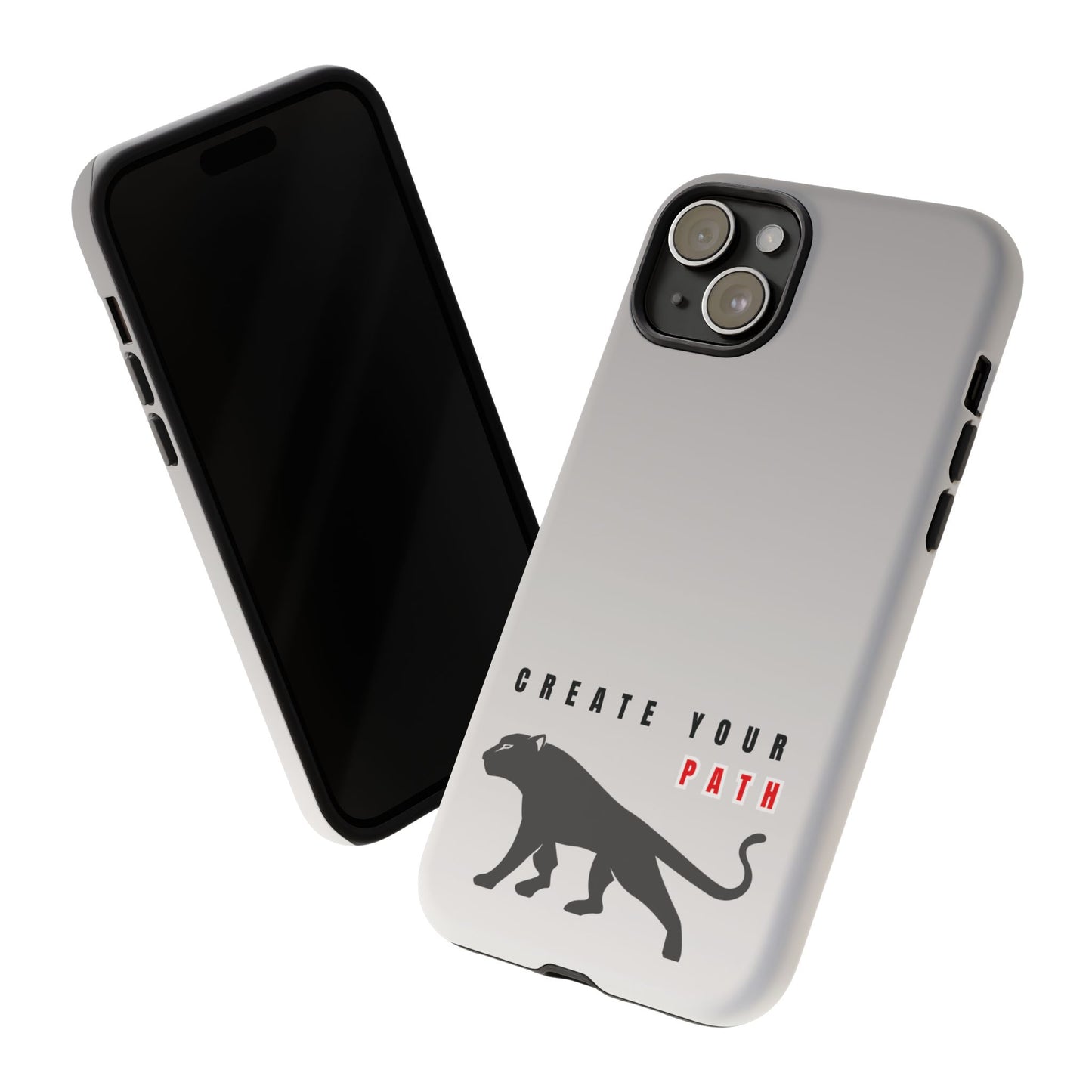 Tough Cases - Create Your Path Black Cat Phone Case