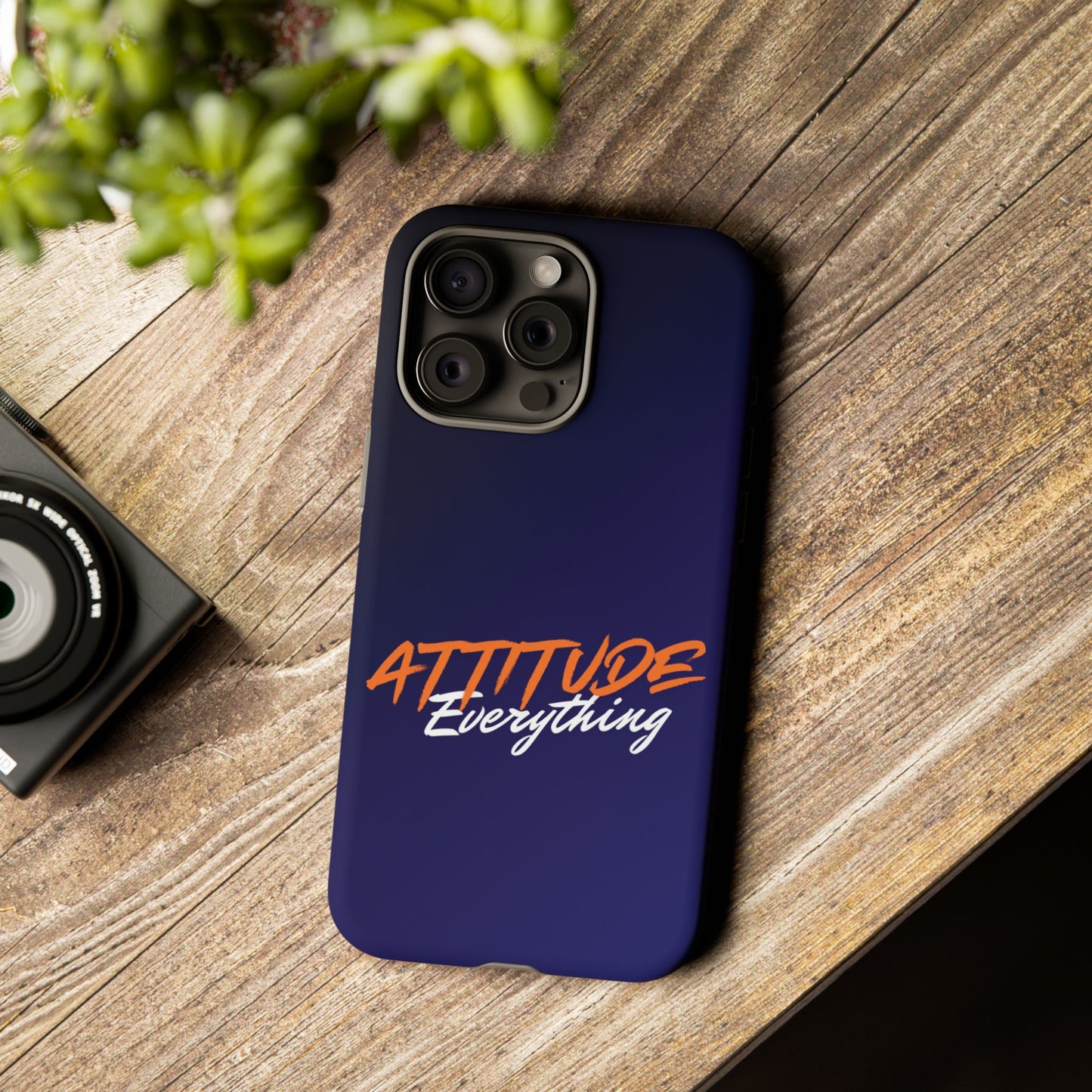 Attitude Is Everything - Stylish blue for Bold PersonalitiesTough Cases