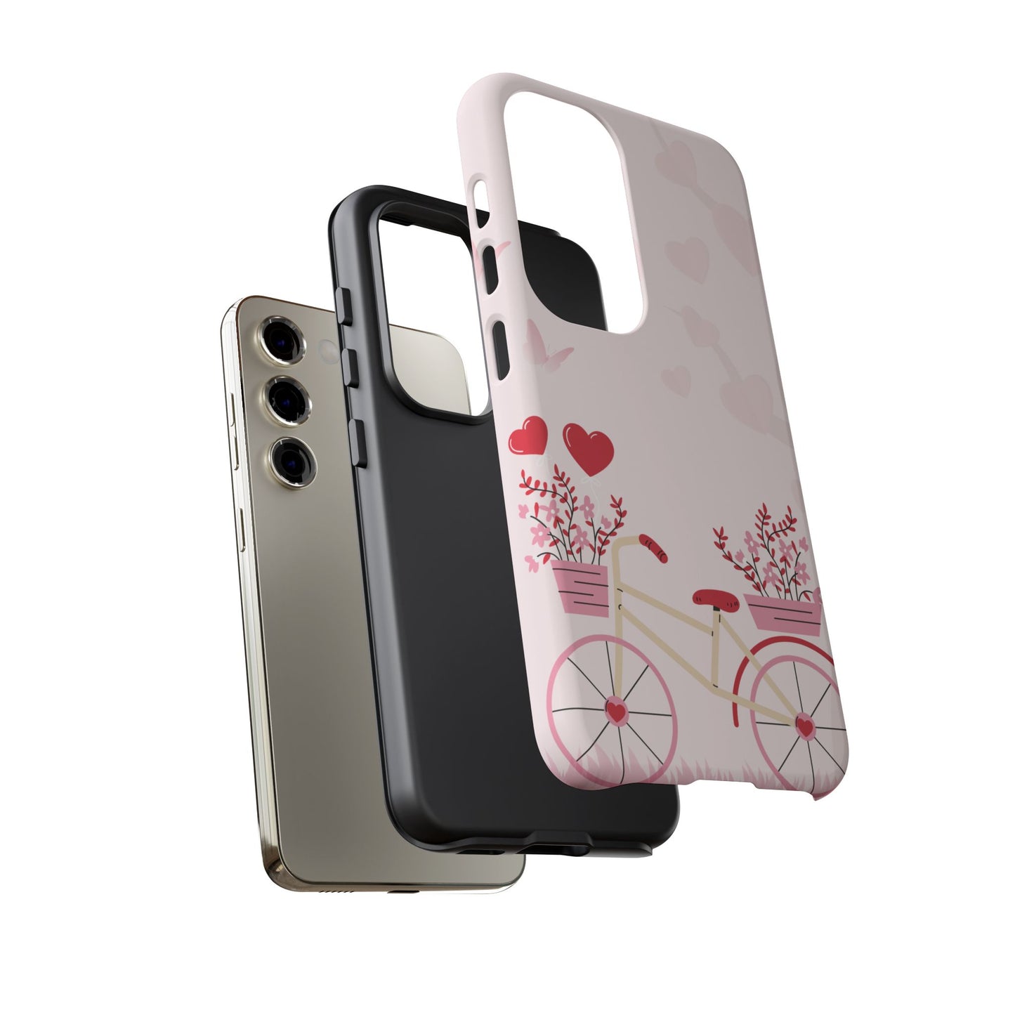 Phone Cases - Pink Cycle Pattern