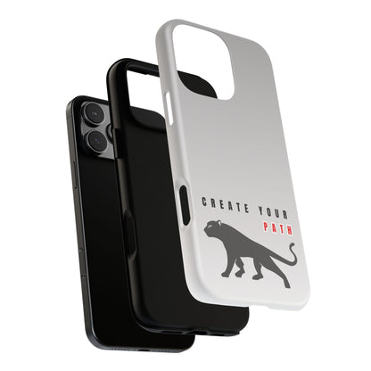 Tough Cases - Create Your Path Black Cat Phone Case