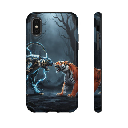 Phone Case - Lion vs Alien Tough Case