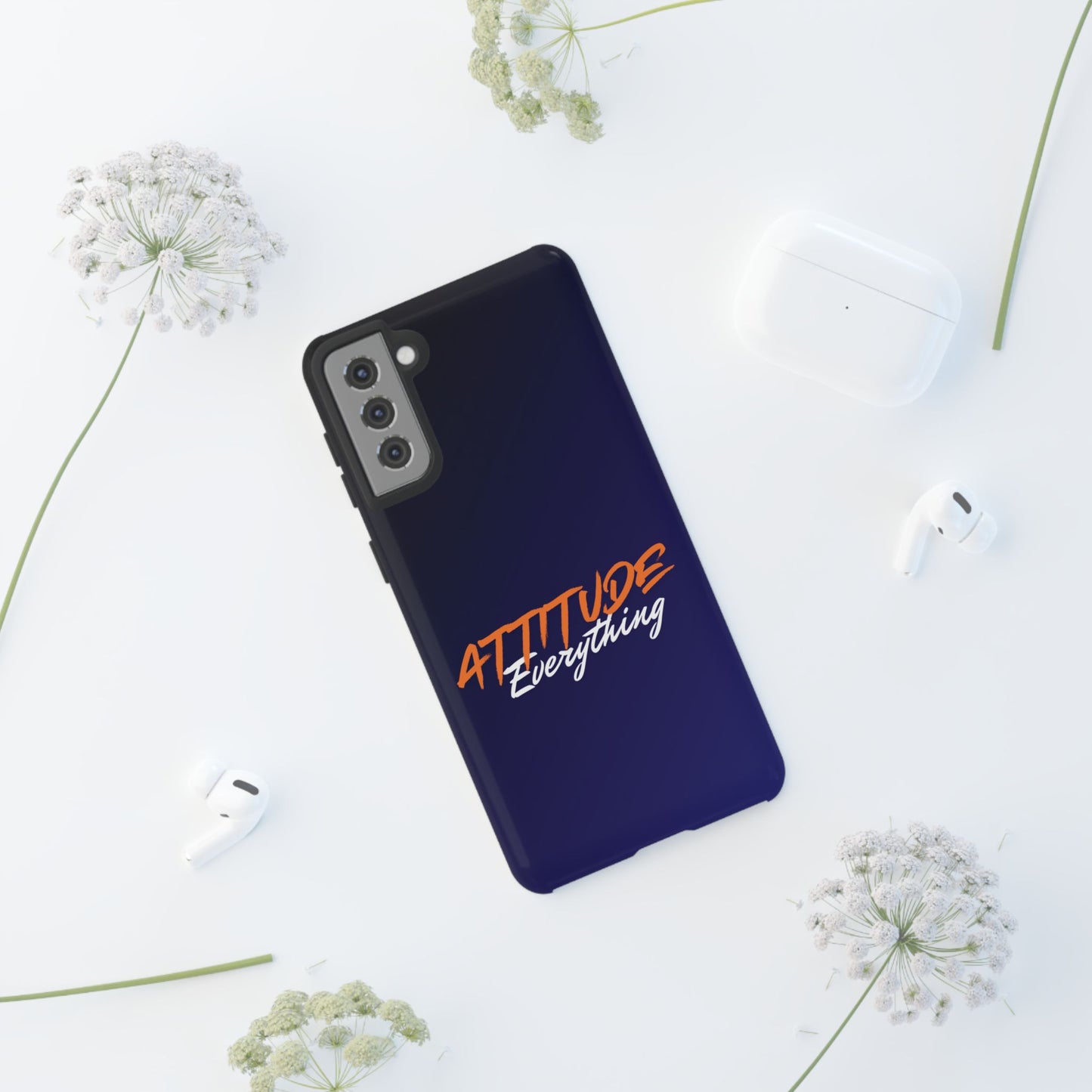 Attitude Is Everything - Stylish blue for Bold PersonalitiesTough Cases