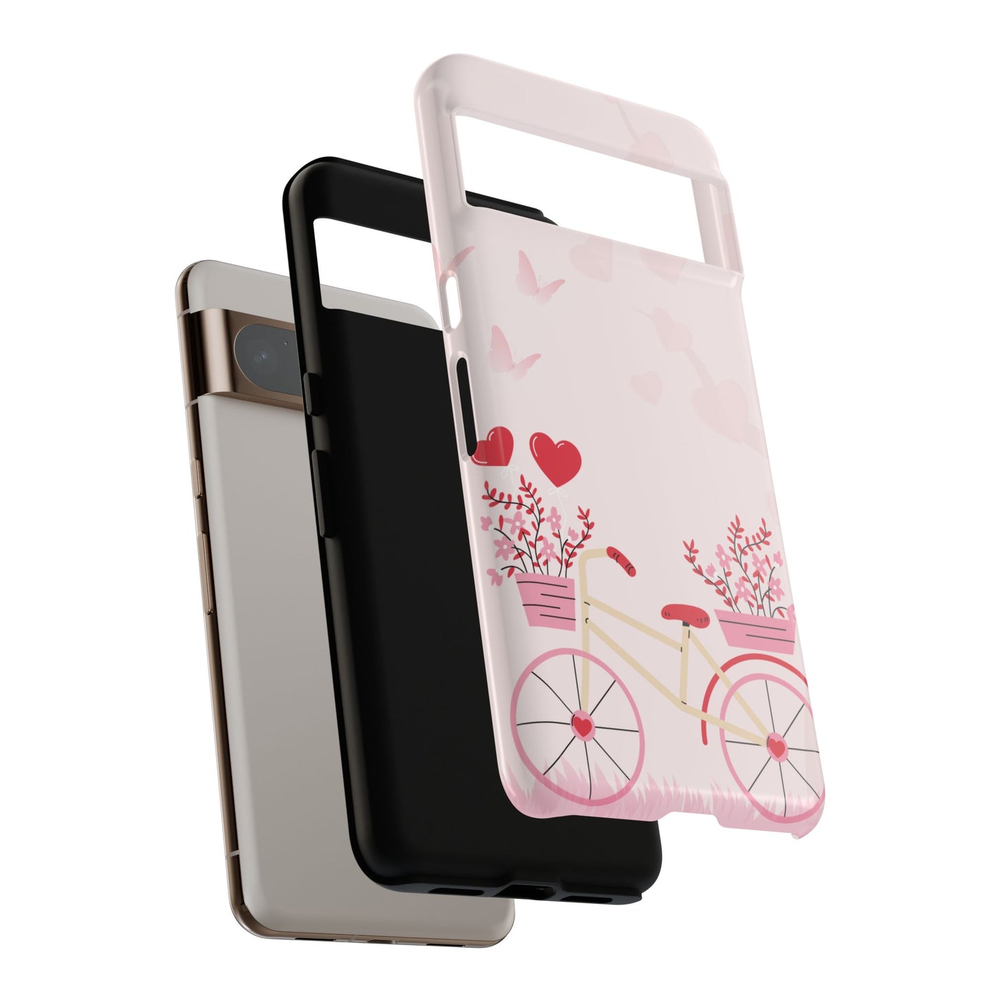 Phone Cases - Pink Cycle Pattern