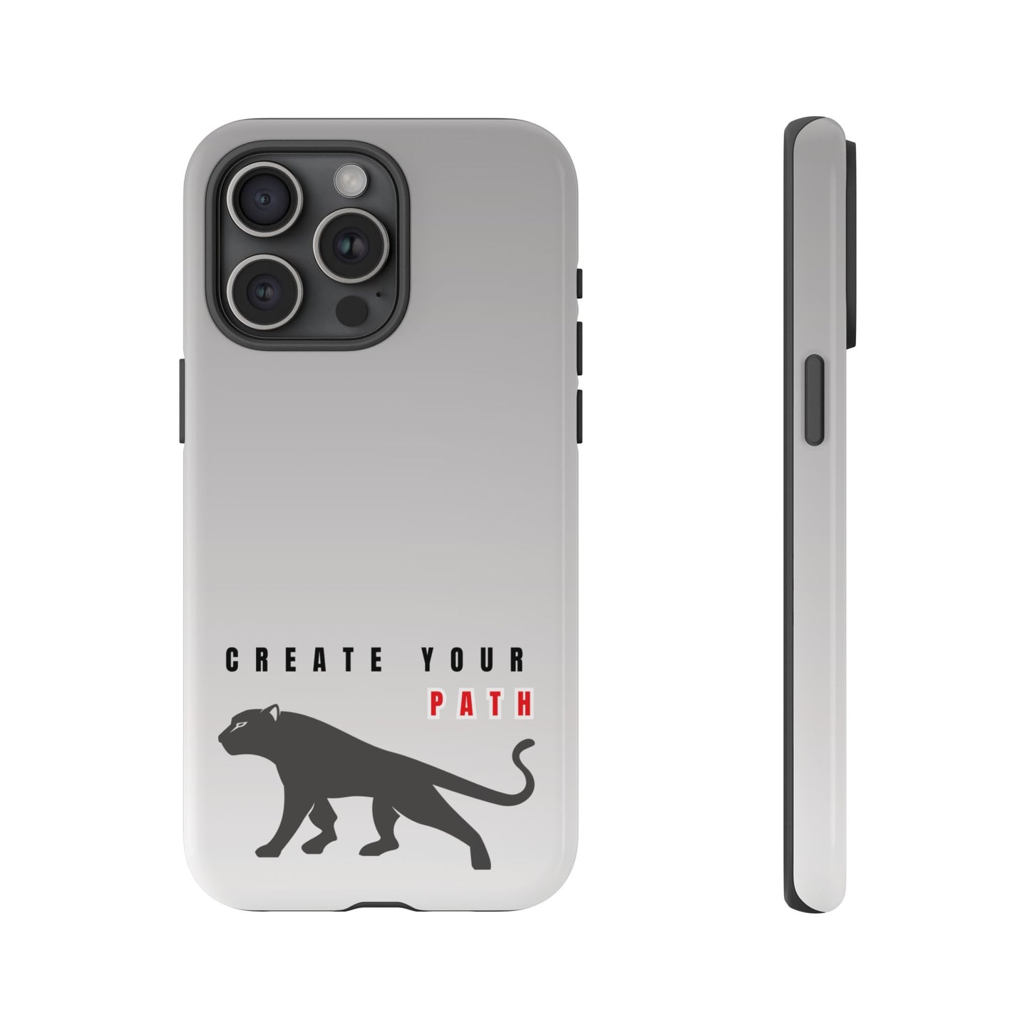 Tough Cases - Create Your Path Black Cat Phone Case