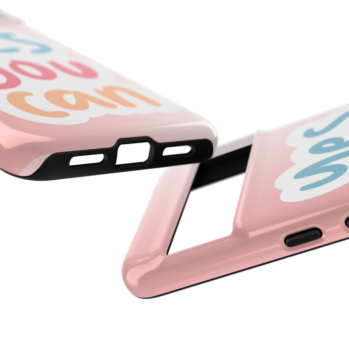 Phone Case - 'Yes You Can' Pink Tough Case