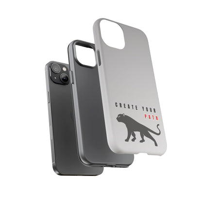 Tough Cases - Create Your Path Black Cat Phone Case