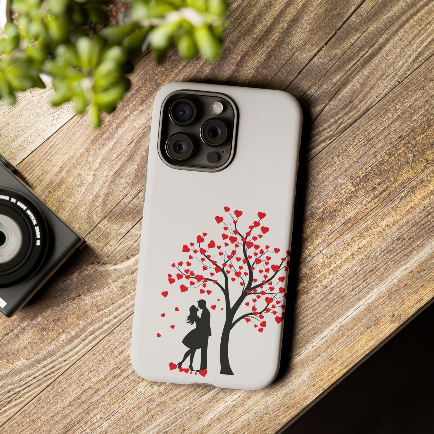 Phone Case - Lover Below in Heart Tree Design