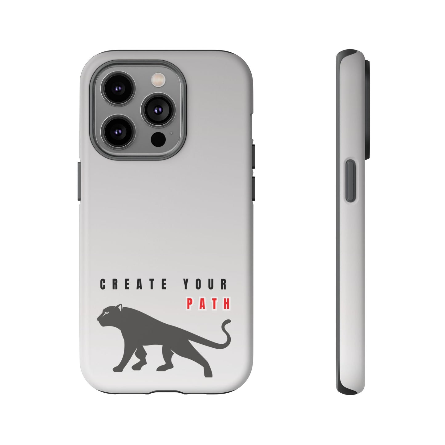 Tough Cases - Create Your Path Black Cat Phone Case