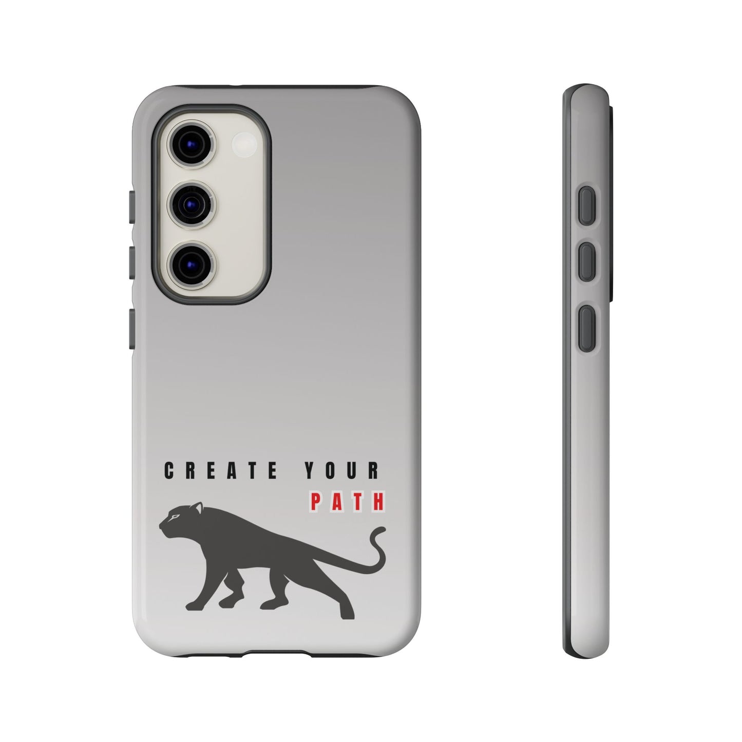 Tough Cases - Create Your Path Black Cat Phone Case