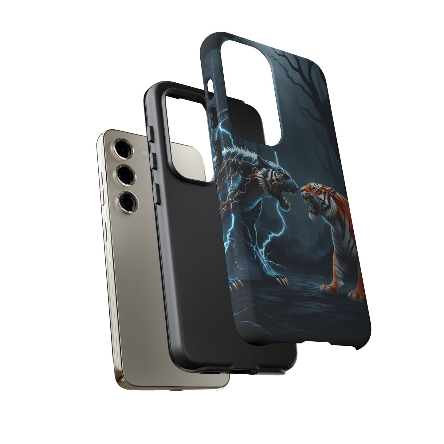 Phone Case - Lion vs Alien Tough Case