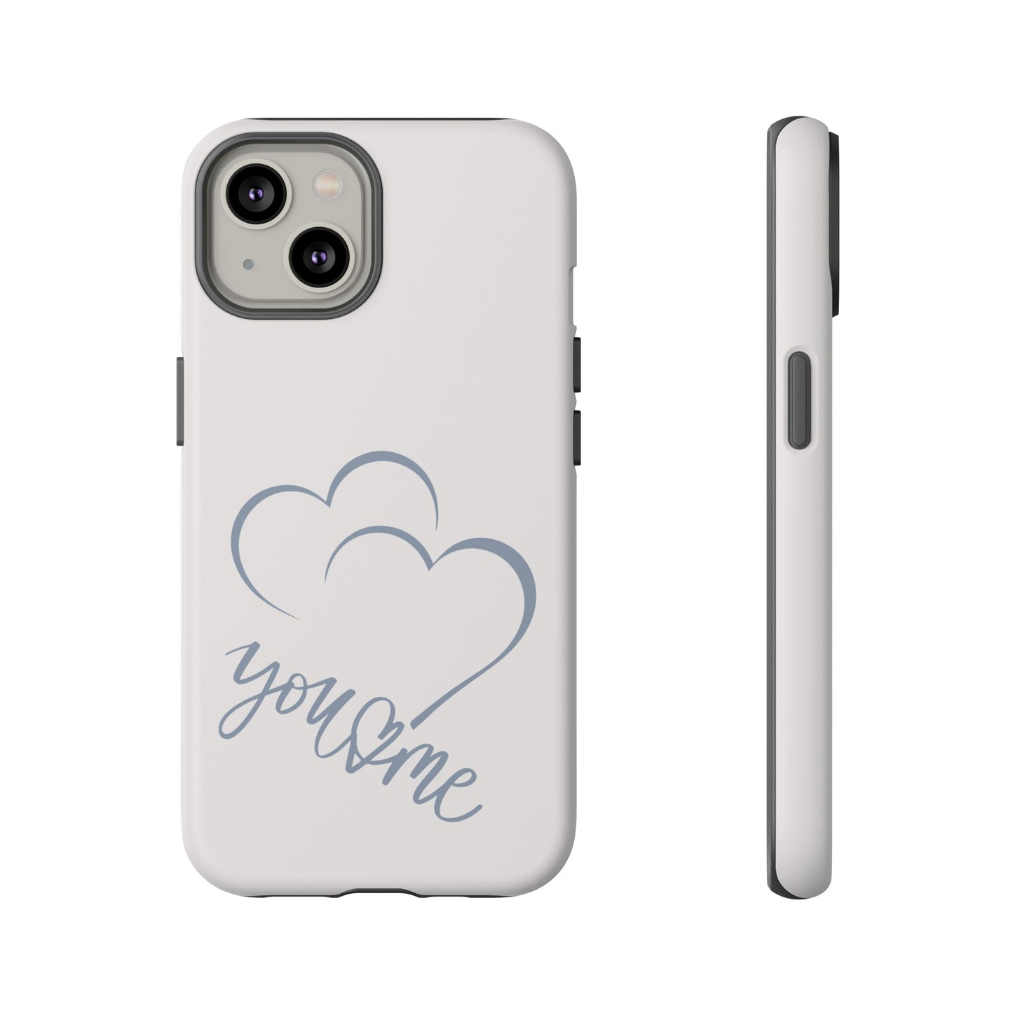 Phone Cases you and me 2 hearts Tough Cases