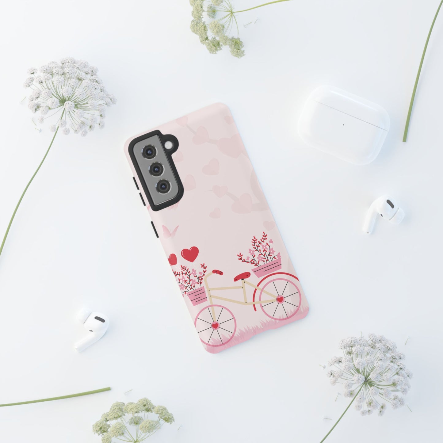 Phone Cases - Pink Cycle Pattern