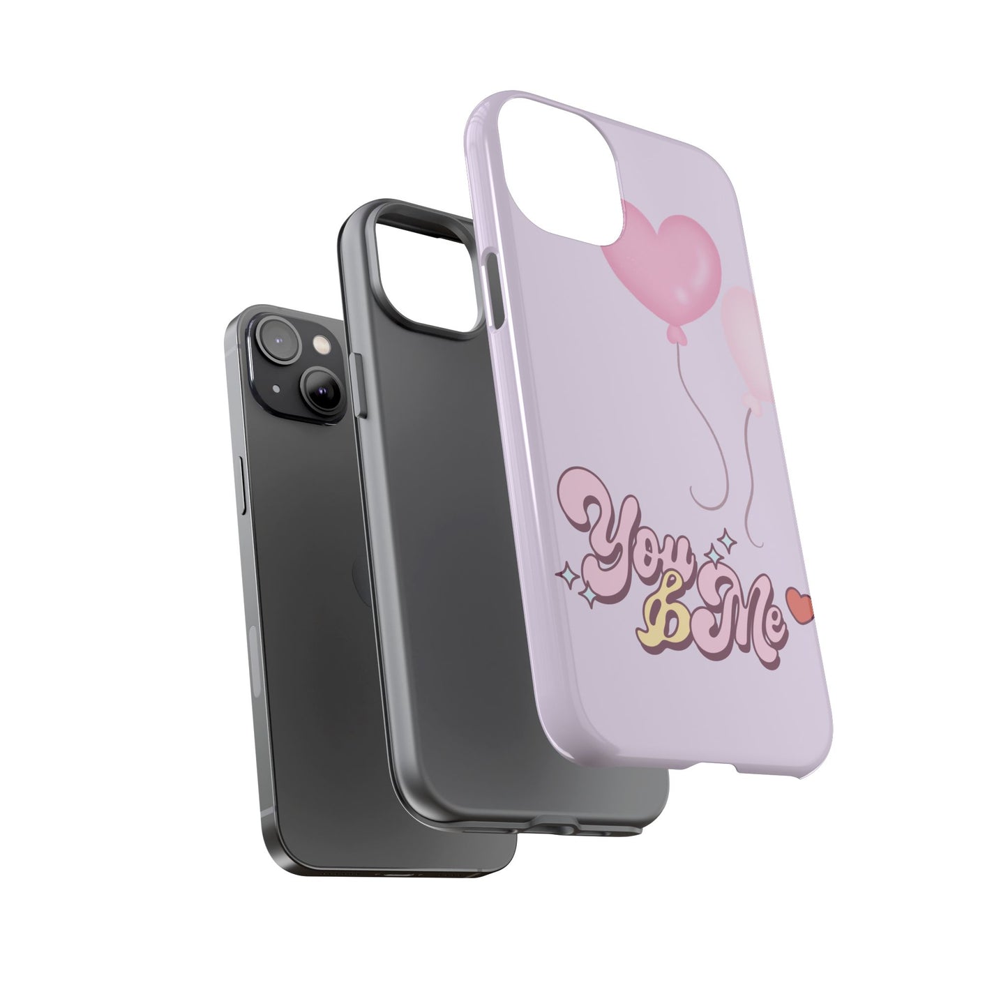 Phone Cases you and me 2 hearts ballon Tough Cases