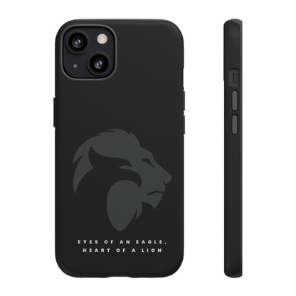 motivational black eagle & lion Tough Cases