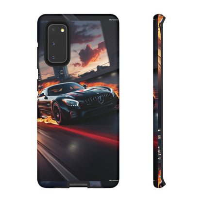 Phone Cases - Mercedes AMG in Urban Flames Design