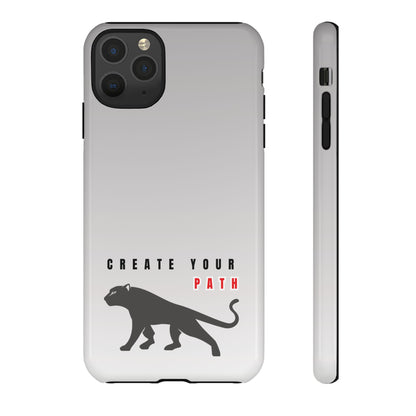 Tough Cases - Create Your Path Black Cat Phone Case