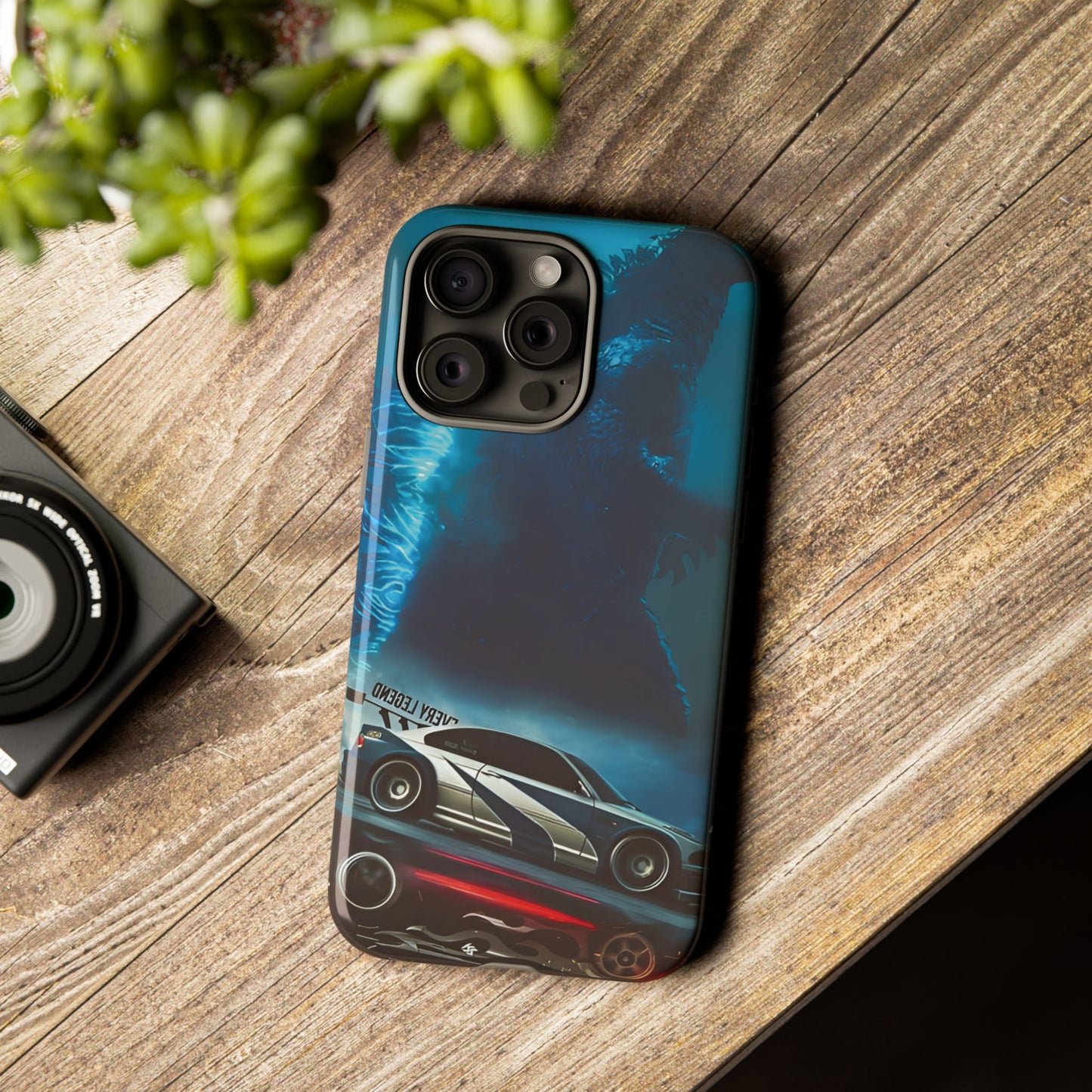 Phone Case - Car and Big Bear Design