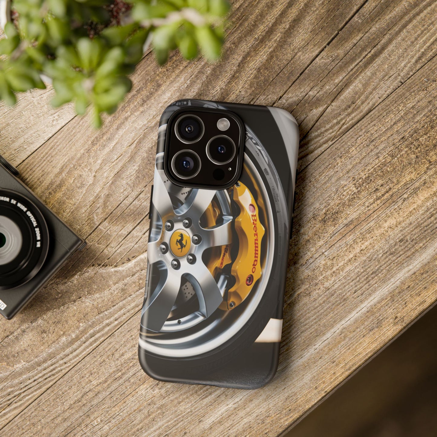 Phone Cases - Ferrari Brake and Wheel Design