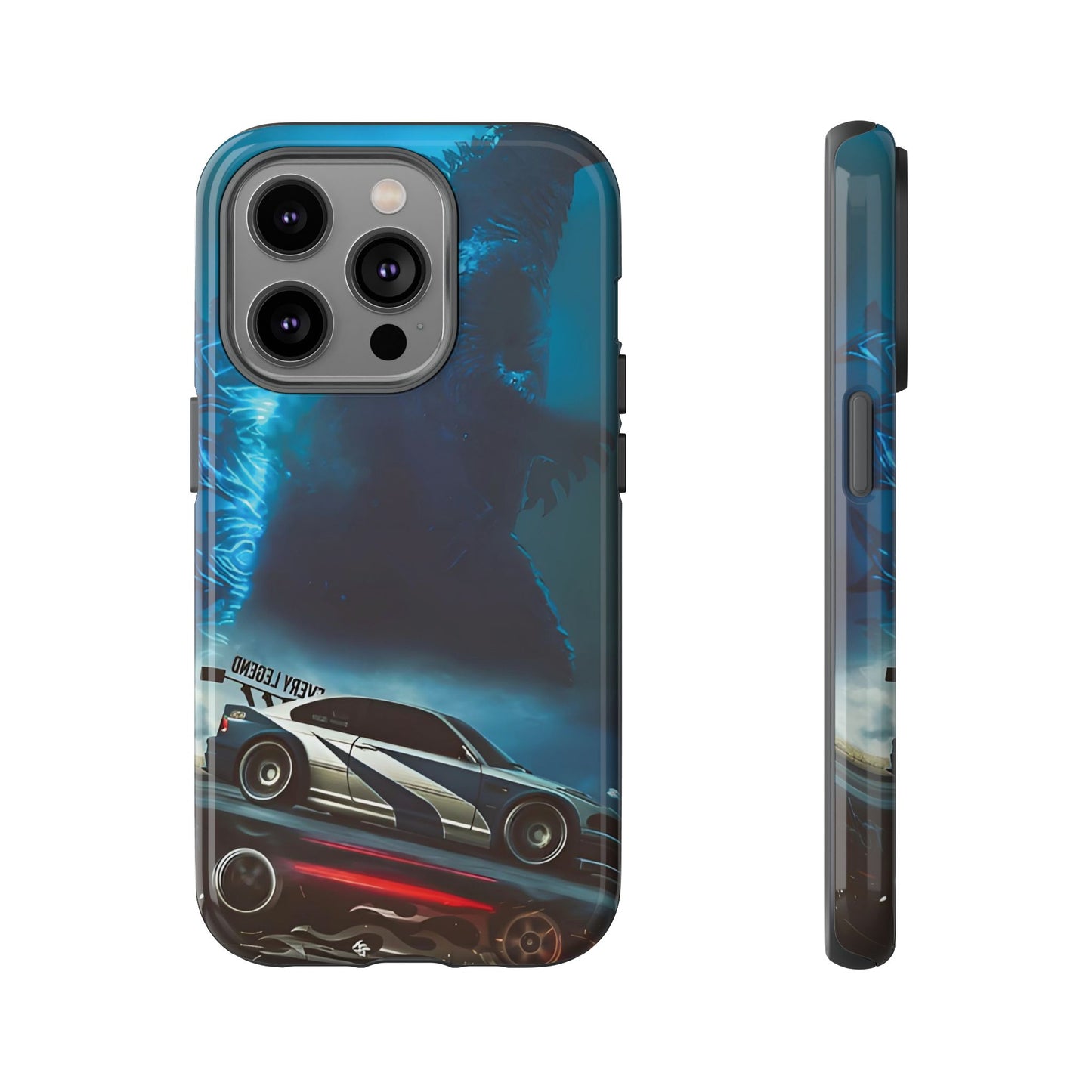 Phone Case - Car and Big Bear Design