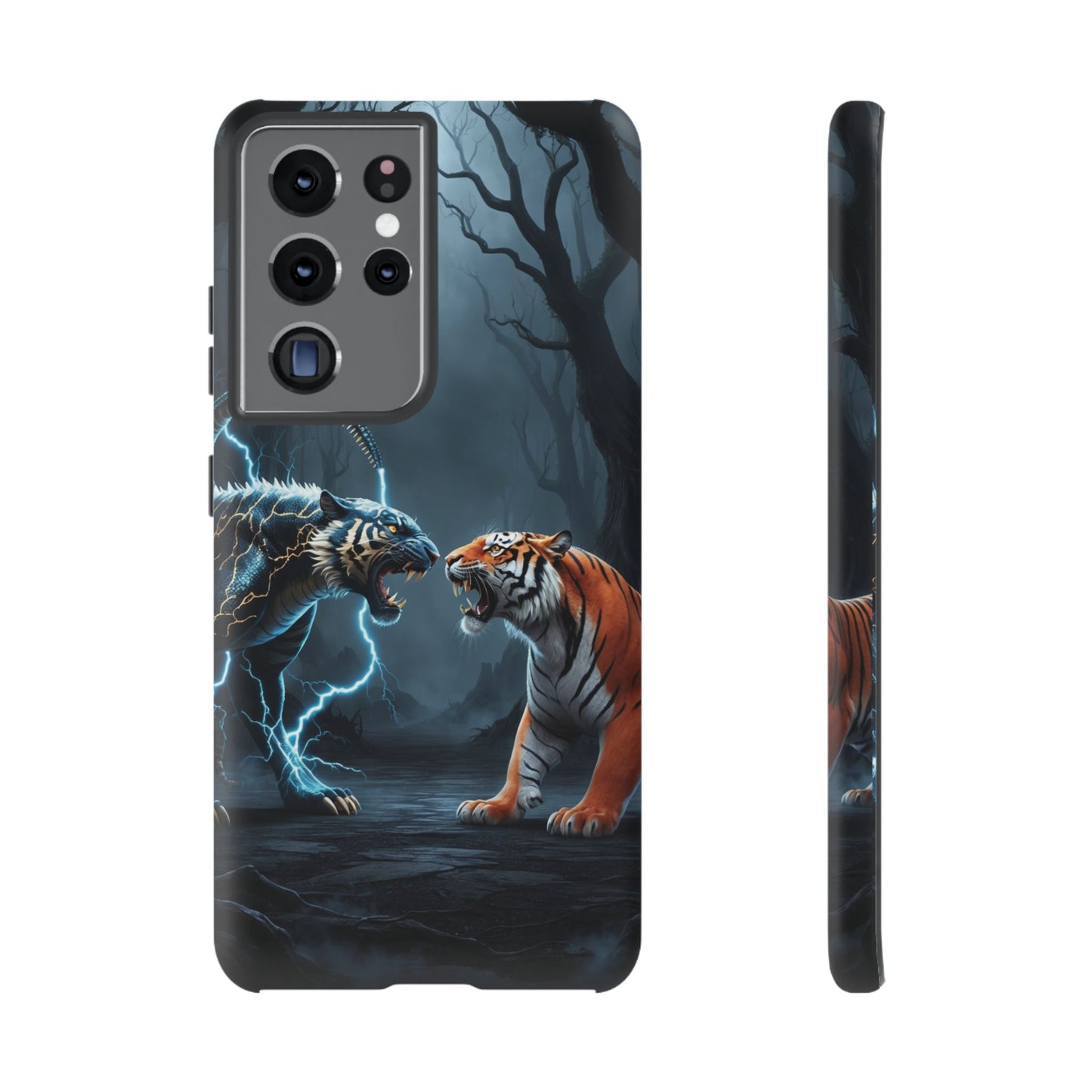 Phone Case - Lion vs Alien Tough Case