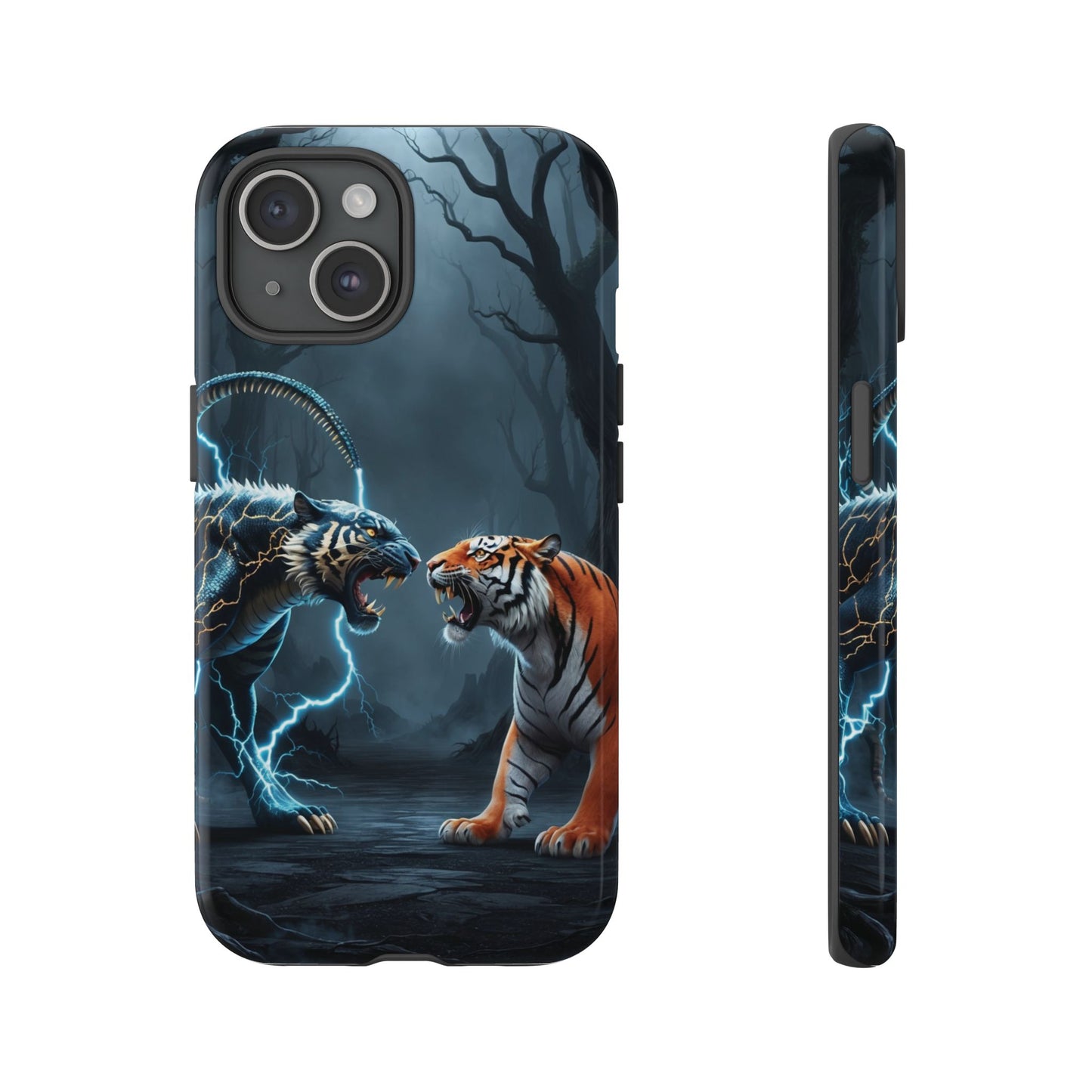 Phone Case - Lion vs Alien Tough Case