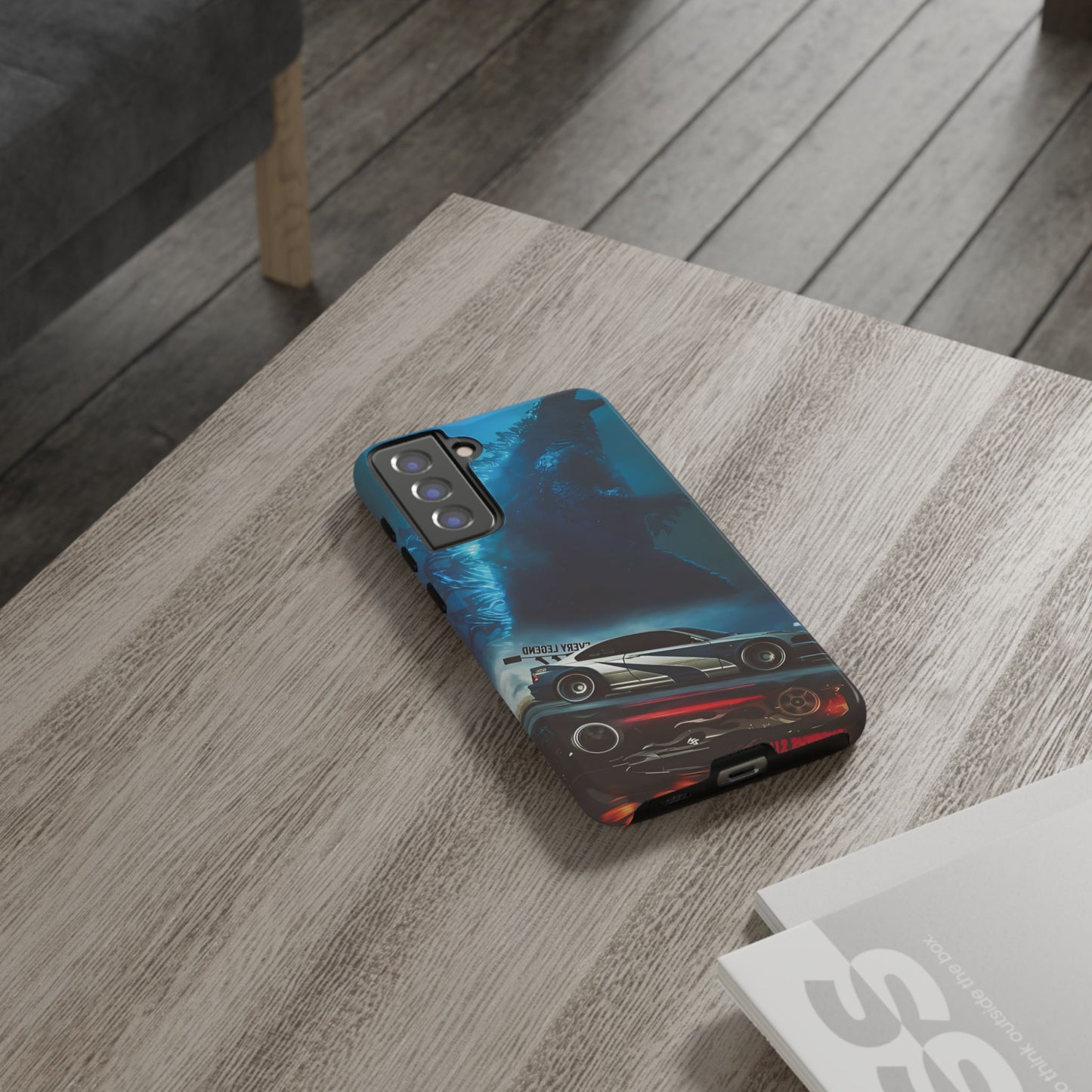 Phone Case - Car and Big Bear Design