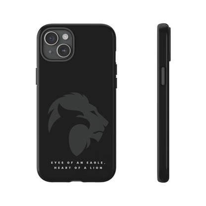 motivational black eagle & lion Tough Cases