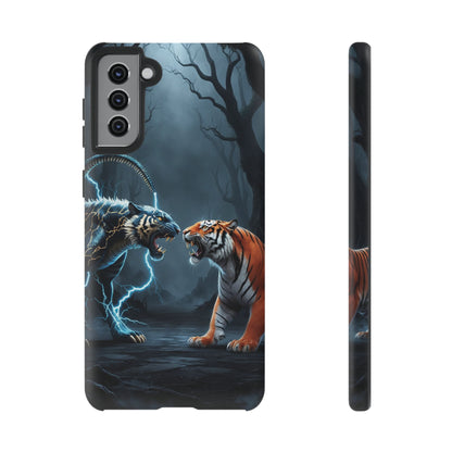 Phone Case - Lion vs Alien Tough Case