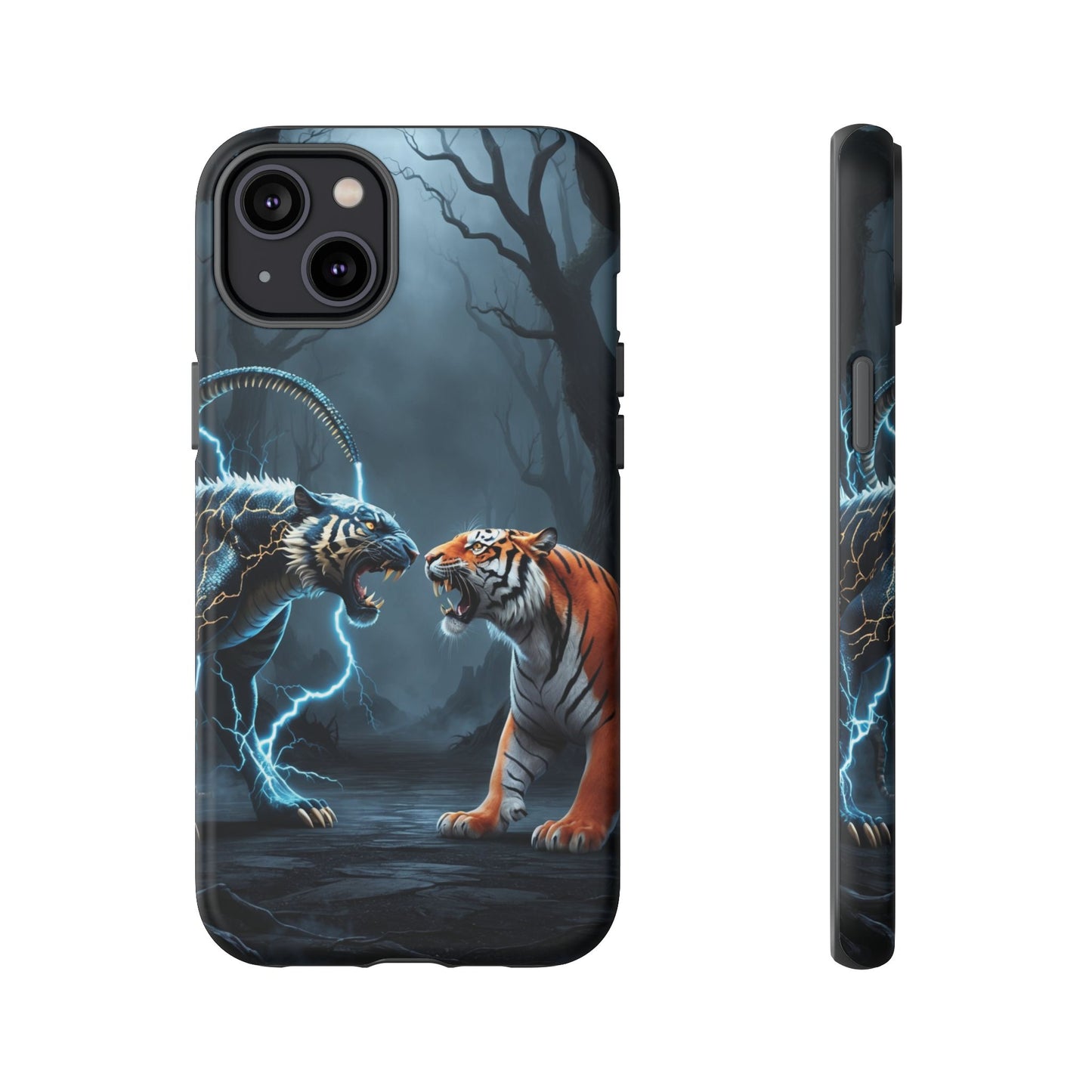 Phone Case - Lion vs Alien Tough Case