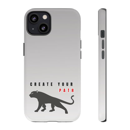 Tough Cases - Create Your Path Black Cat Phone Case