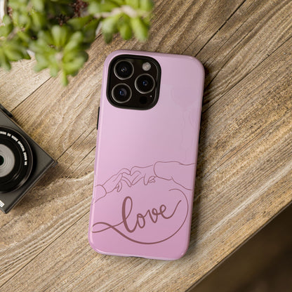 Phone Cases - Love Finger Heart Design