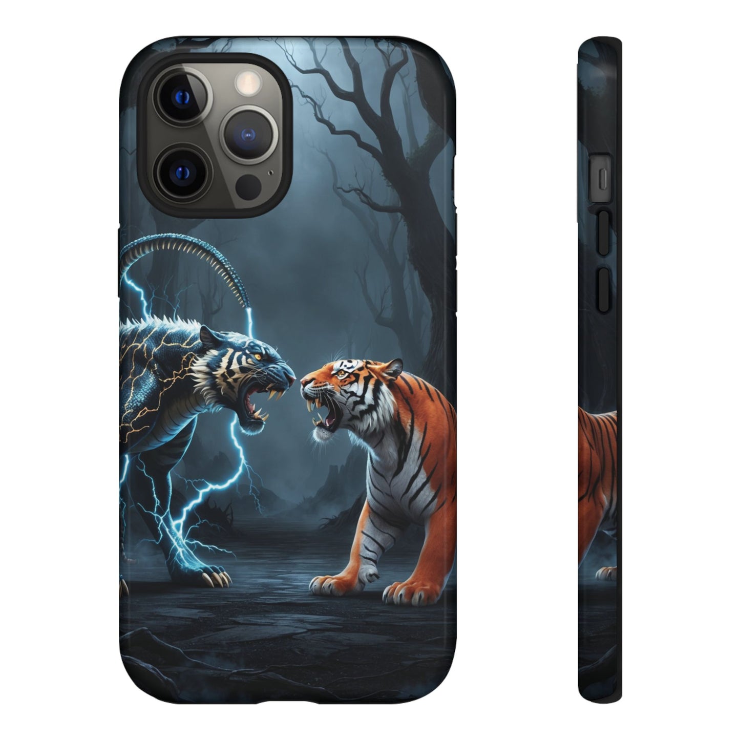 Phone Case - Lion vs Alien Tough Case