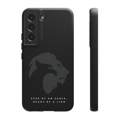 motivational black eagle & lion Tough Cases