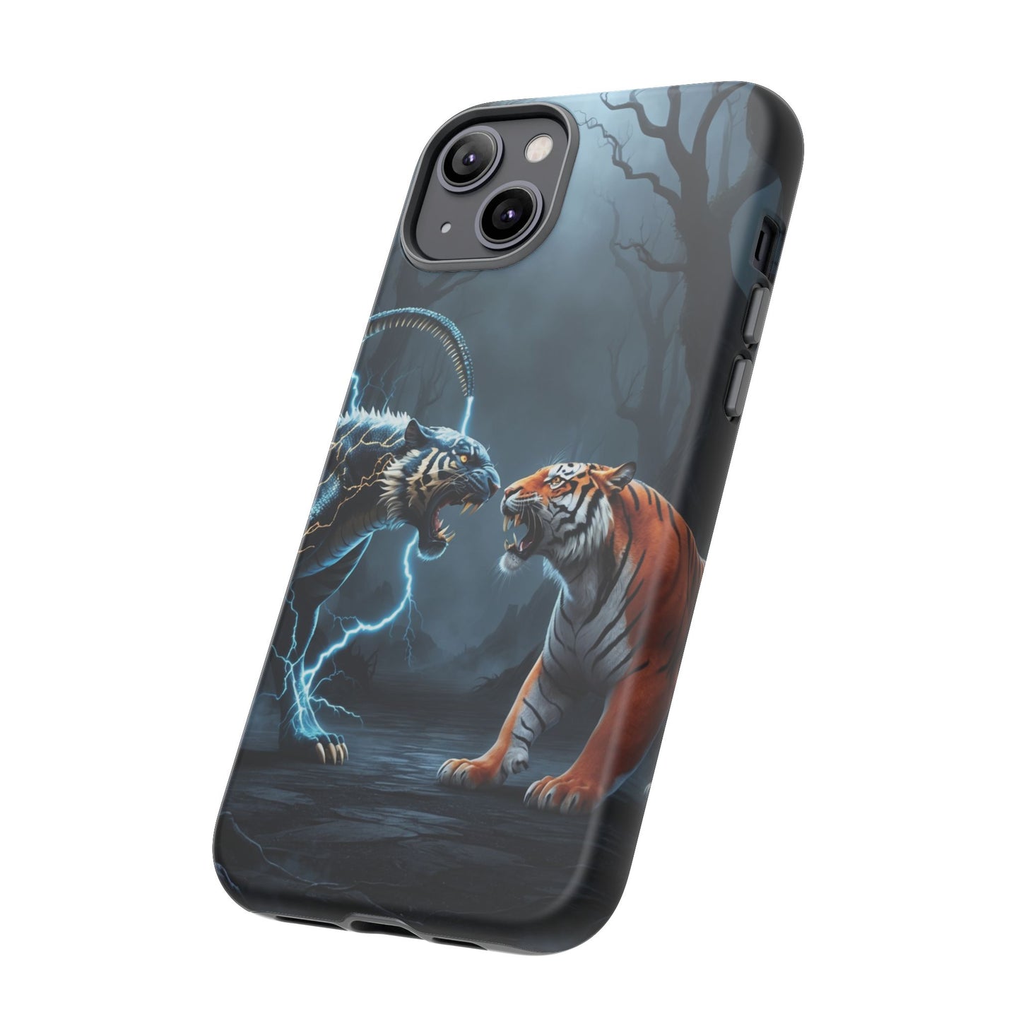 Phone Case - Lion vs Alien Tough Case