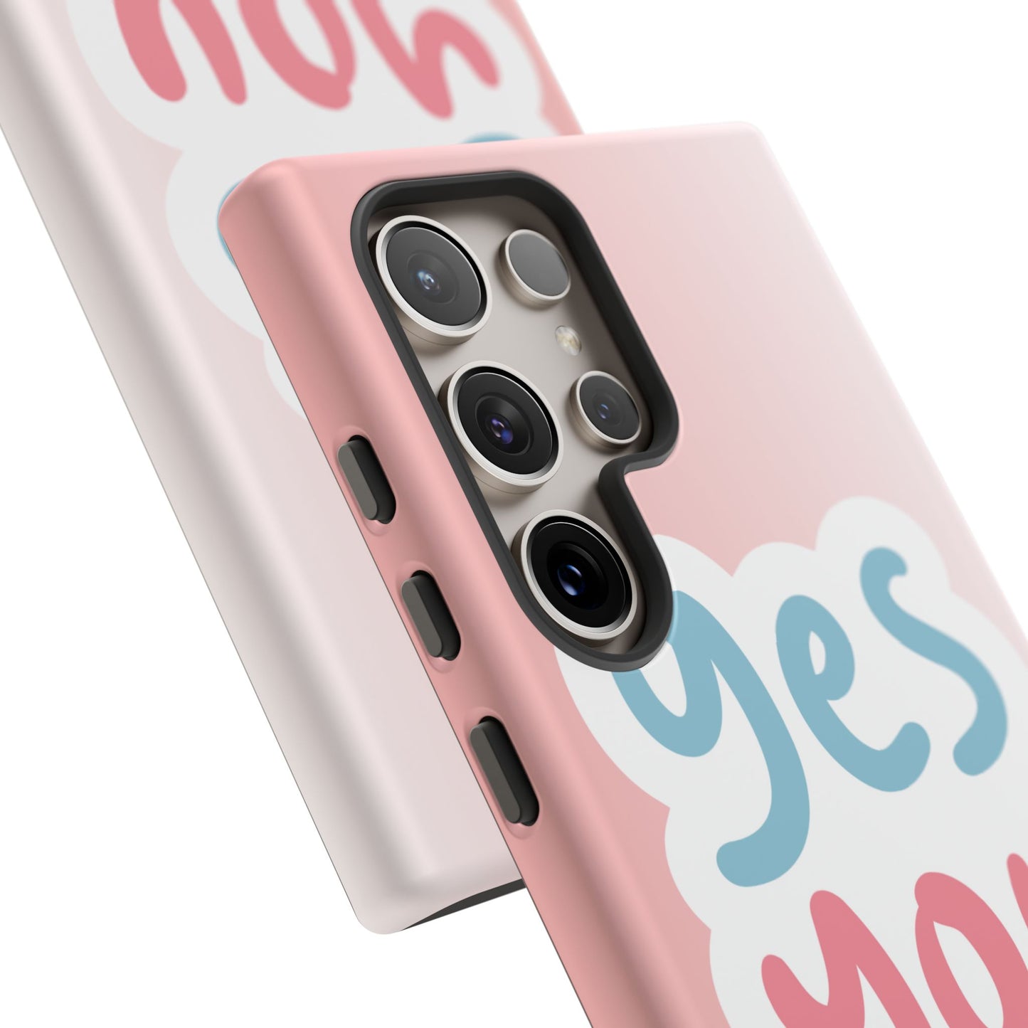 Phone Case - 'Yes You Can' Pink Tough Case