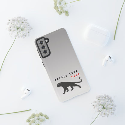 Tough Cases - Create Your Path Black Cat Phone Case