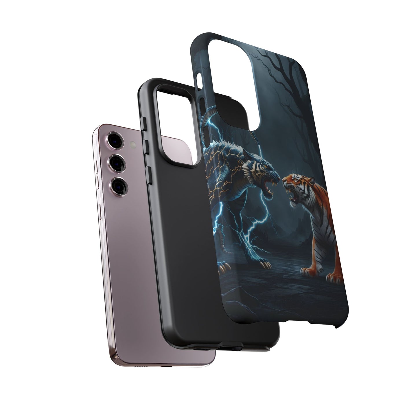 Phone Case - Lion vs Alien Tough Case