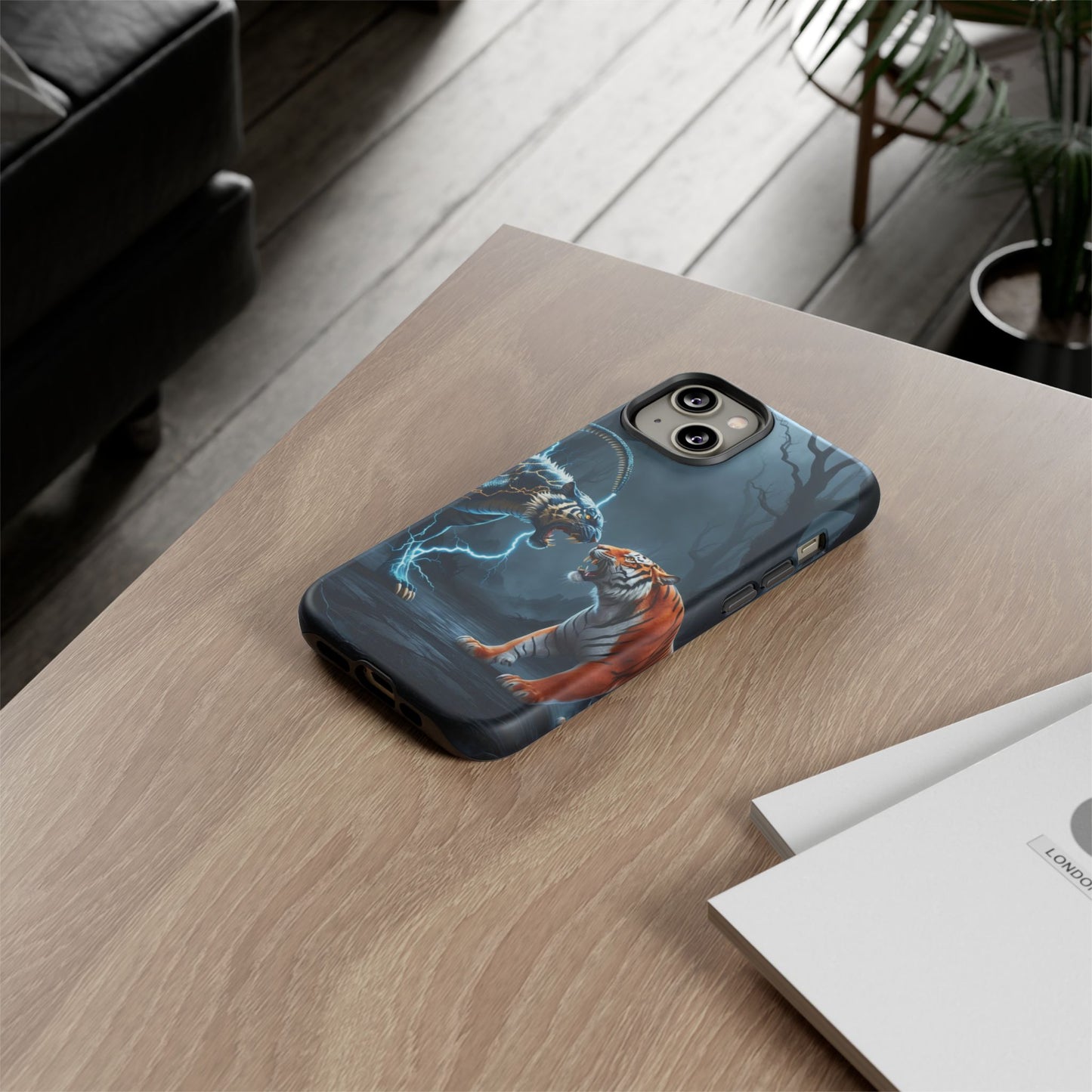 Phone Case - Lion vs Alien Tough Case