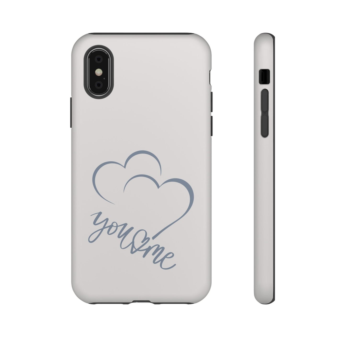 Phone Cases you and me 2 hearts Tough Cases