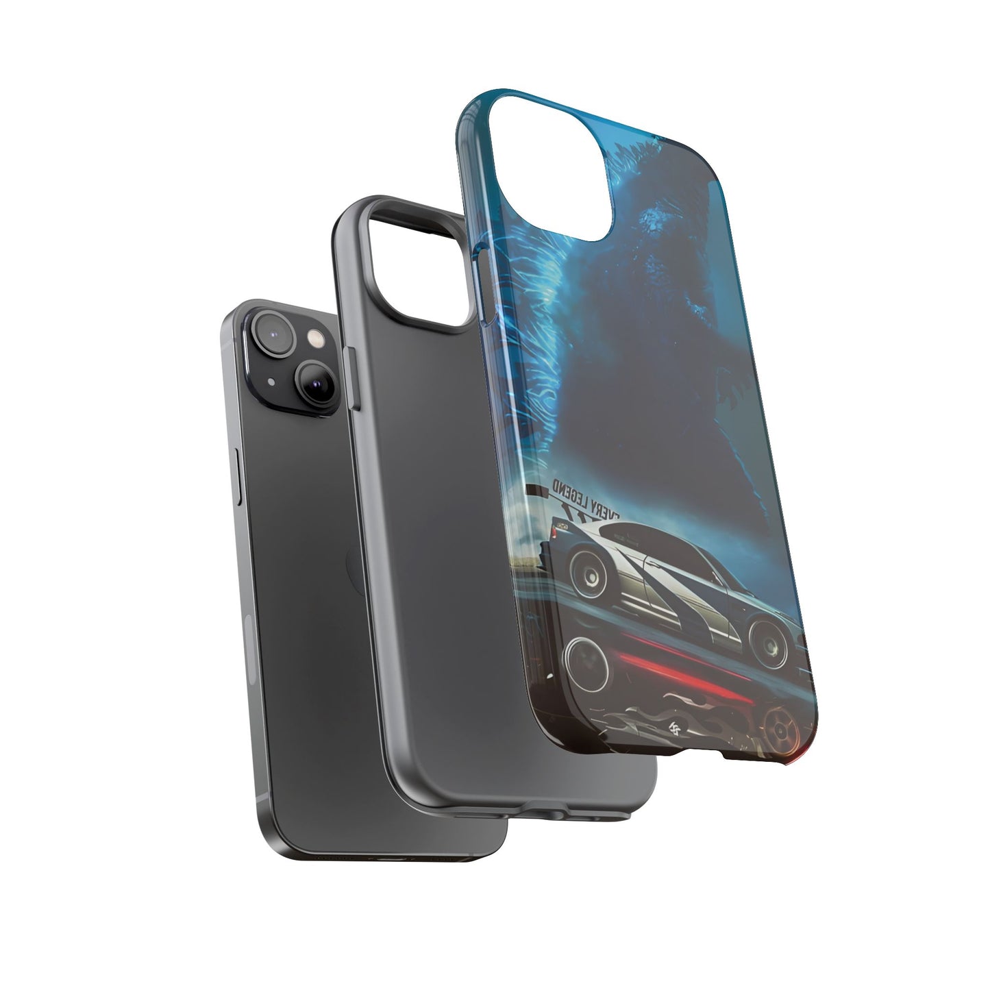 Phone Case - Car and Big Bear Design