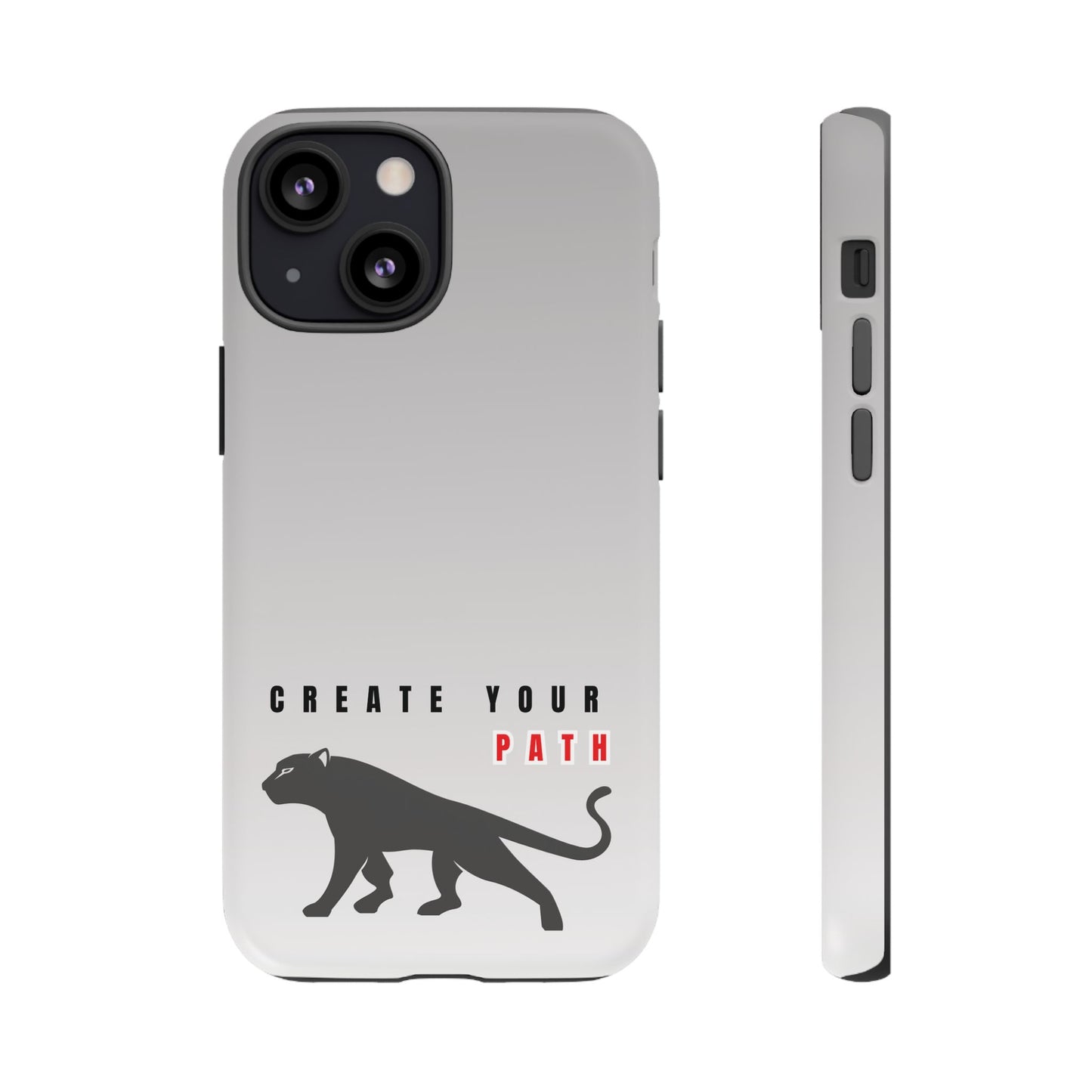 Tough Cases - Create Your Path Black Cat Phone Case